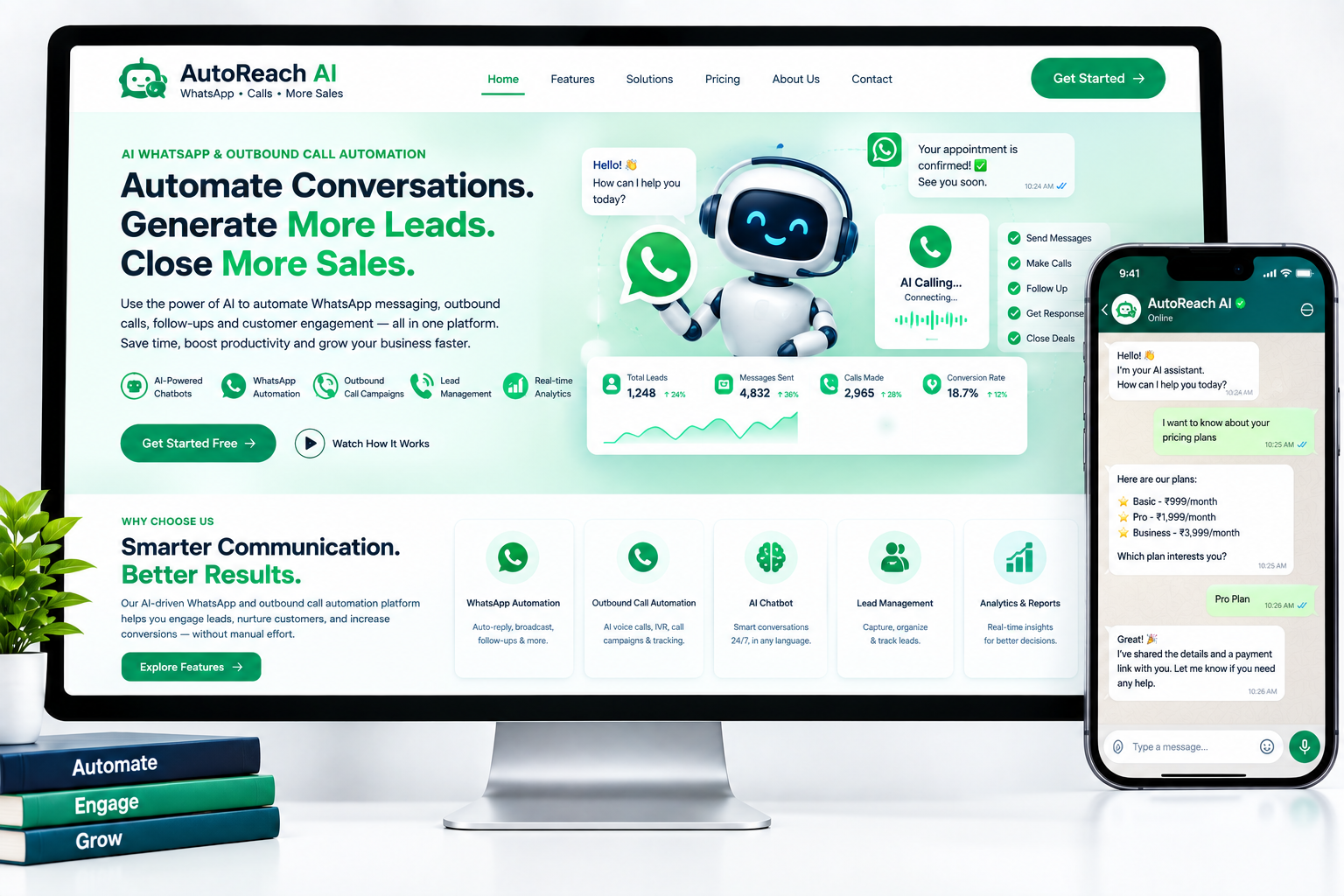 AI WhatsApp and Call Automation